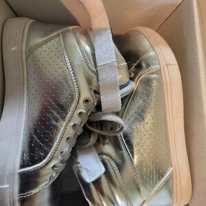 Weissman Silver Sneakers
